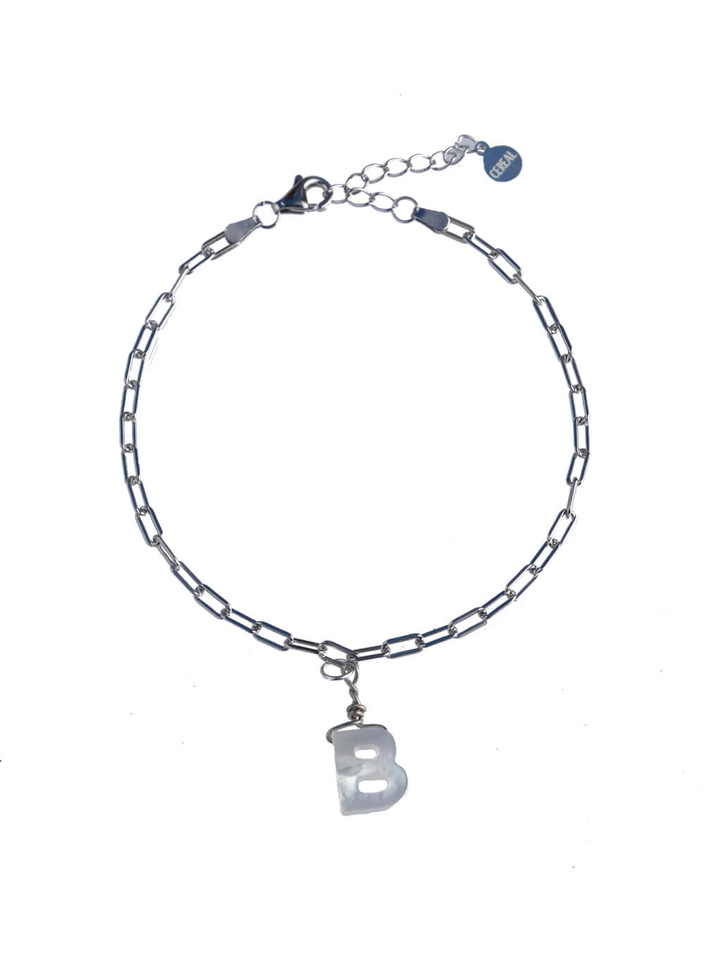 Pulsera Cereal Plateada PERSONALIZABLE